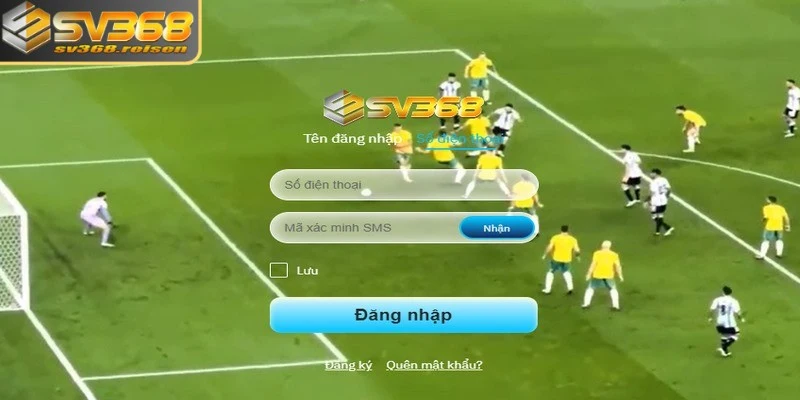 Game thủ đăng nhập SV368 để tham gia vào các dịch vụ giải trí tại hệ thống